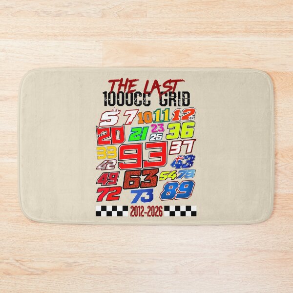 Item preview, The Last 1000cc Grid Clean MotoGP Racing Numbers Tribute Design designed and sold by Fan Art Station .