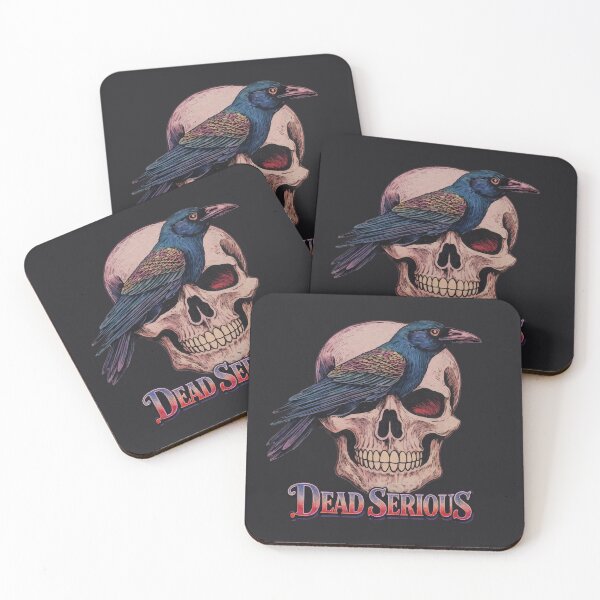 Item preview, Dead Serious – Raven & Skull Art designed and sold by zoliartdesign.