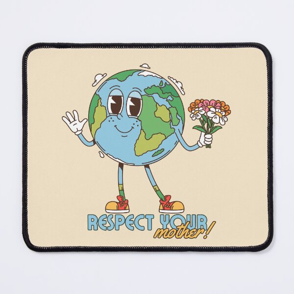 Item preview, Respect Your Mother Retro Earth Design designed and sold by smeraldosecrets.