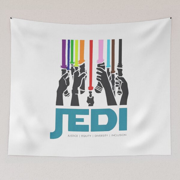 Item preview, Jedi Pride "Embrace Justice and Inclusion" designed and sold by Soceitiz.