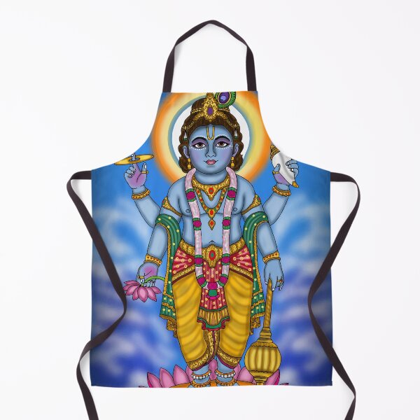 Item preview, Lord Vishnu Divine Hindu God Design | Spiritual Cosmic Protector Artwork designed and sold by Harshit_Digital_Arts.
