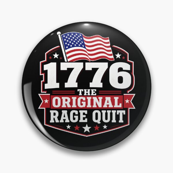 Item preview, 1776 The Original Rage Quit Funny Gamer 4th Of July Gear designed and sold by DynamicDesign.