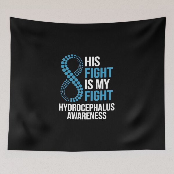 Item preview, Hydrocephalus Awareness Blue Ribbon Hope Family Fighter designed and sold by BlassmausArt.