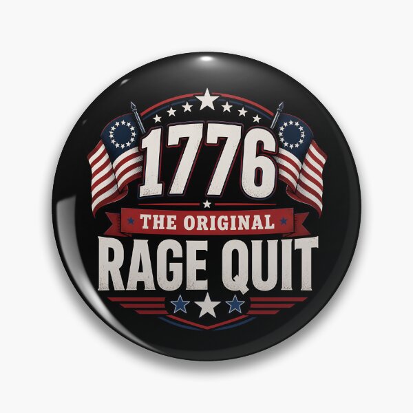 Item preview, 1776 The Original Rage Quit Funny Gamer 4th Of July Gear designed and sold by DynamicDesign.