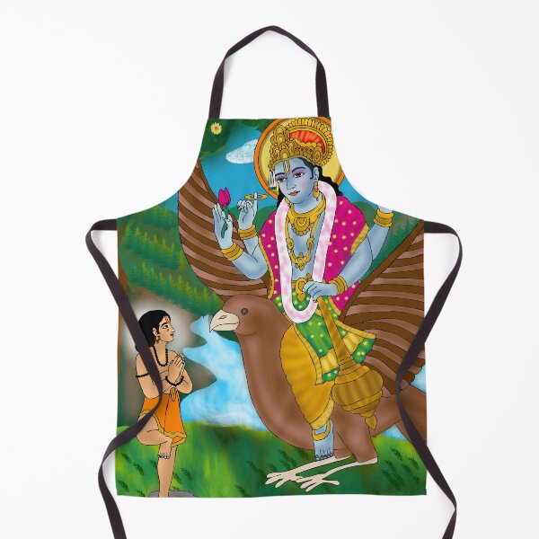 Item preview, Lord Vishnu & Dhruv Divine Hindu God Design | Spiritual Cosmic Protector Artwork designed and sold by Harshit_Digital_Arts.