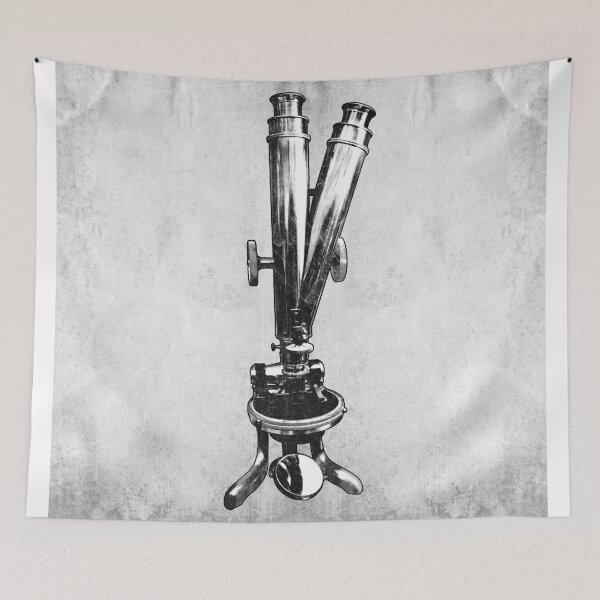 Item preview, 19th Century Brass Binocular Compound Microscope designed and sold by Ghoul Enterprises.