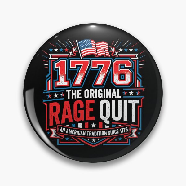 Item preview, 1776 The Original Rage Quit Funny Gamer 4th Of July Gear designed and sold by DynamicDesign.