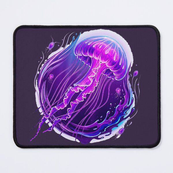 Item preview, Jellyfish Violet Medusa Sea designed and sold by DenelleGui.