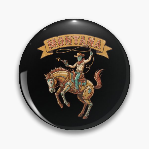 Item preview, Sci-Fi Western Montana Alien Cowboy Rodeo designed and sold by Milasneeze.