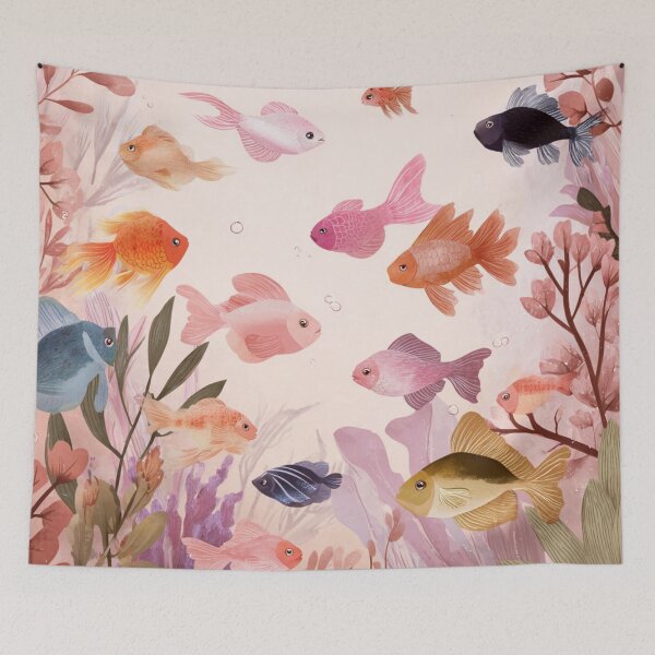 Item preview, Fish Pond designed and sold by bubblyrainbow.