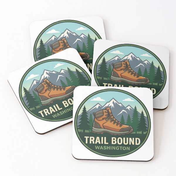 Item preview, Trail Bound Washington designed and sold by trekexplorers.