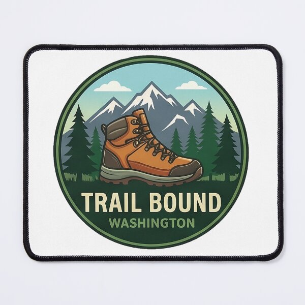 Artikelvorschau, Trail Bound Washington entworfen und verkauft von trekexplorers.