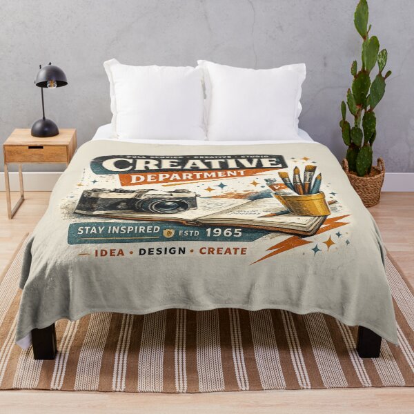 Item preview, Stay Inspired – Vintage Creative Tools Illustration designed and sold by Vals Crafts Creations Studio.