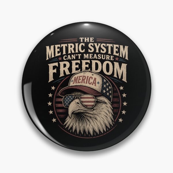 Item preview, Metric System Can't Measure Freedom Funny 4th Of July Gear designed and sold by DynamicDesign.