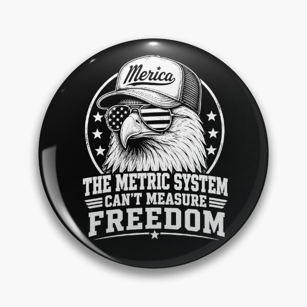 Item preview, Metric System Can't Measure Freedom Funny 4th Of July Gear designed and sold by DynamicDesign.