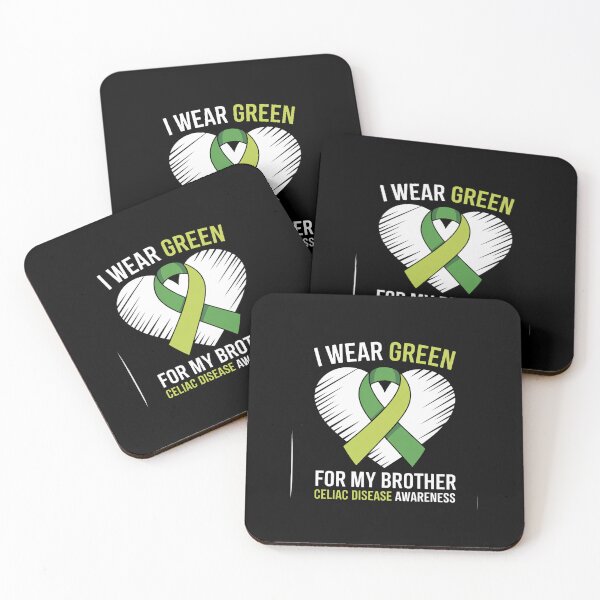 Item preview, I Wear Green For My Brother Celiac Disease Awareness designed and sold by BlassmausArt.
