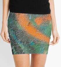Orange Disc Mini Skirt