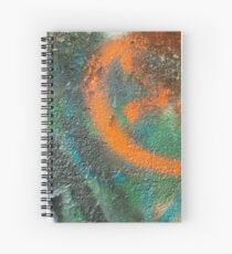 Orange Disc Spiral Notebook