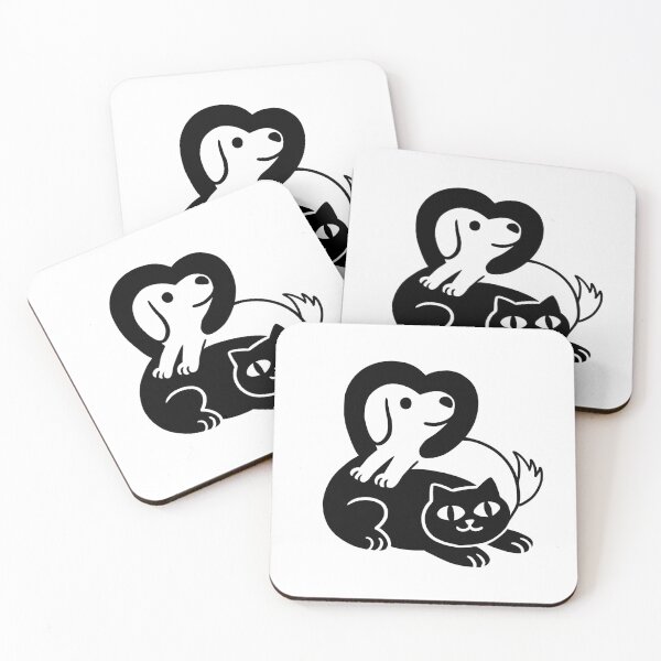 Item preview, Cat and Dog Frenemies designed and sold by coffeeman.