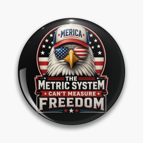 Item preview, Metric System Can't Measure Freedom Funny 4th Of July Gear designed and sold by DynamicDesign.