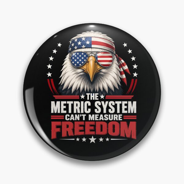 Item preview, Metric System Can't Measure Freedom Funny 4th Of July Gear designed and sold by DynamicDesign.