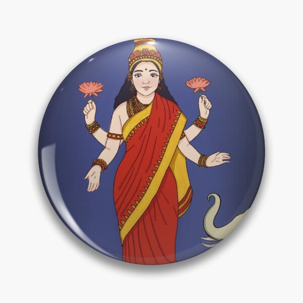 Item preview, Hindu Goddess Lakshmi Art designed and sold by TheKraftyCorner.