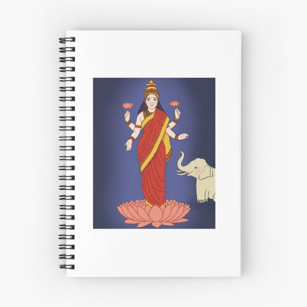Item preview, Hindu Goddess Lakshmi Art designed and sold by TheKraftyCorner.