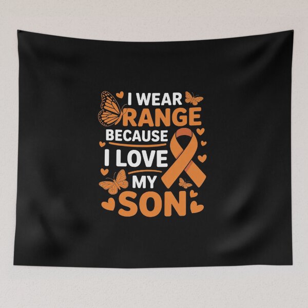 Item preview, I Wear Orange Because I Love My Son ADHD Awareness designed and sold by BlassmausArt.