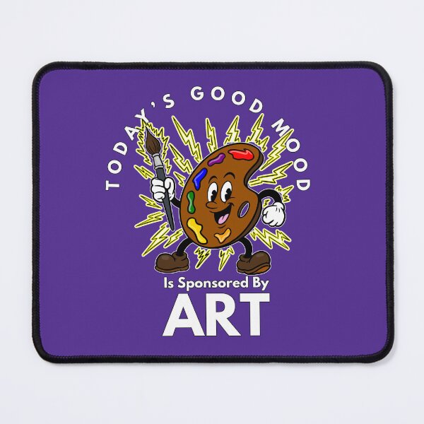 Item preview, Today’s Good Mood Is Sponsored By Art (Energy Paint Palette) designed and sold by Kate Miller Illustrator.