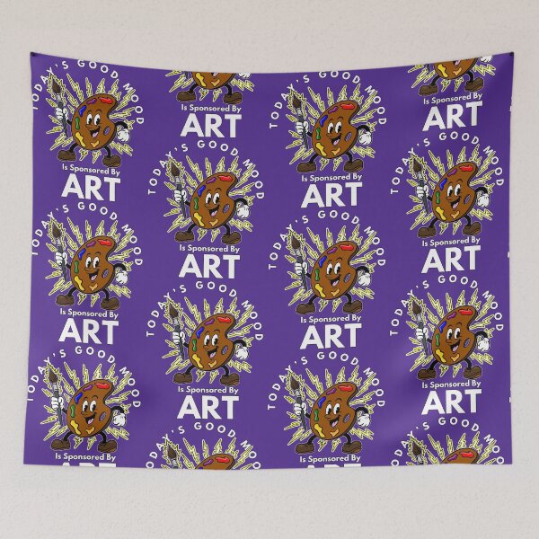 Item preview, Today’s Good Mood Is Sponsored By Art (Energy Paint Palette) designed and sold by Kate Miller Illustrator.