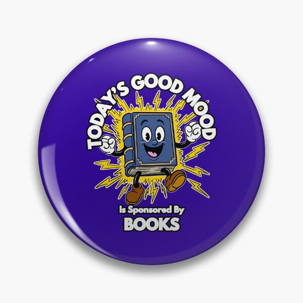 Item preview, Today’s Good Mood Is Sponsored By Books designed and sold by Kate Miller Illustrator.