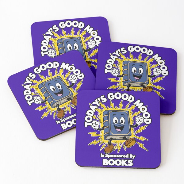 Item preview, Today’s Good Mood Is Sponsored By Books designed and sold by Kate Miller Illustrator.