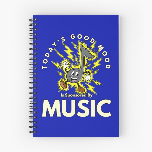 Item preview, Today’s Good Mood Is Sponsored By Music designed and sold by Kate Miller Illustrator.