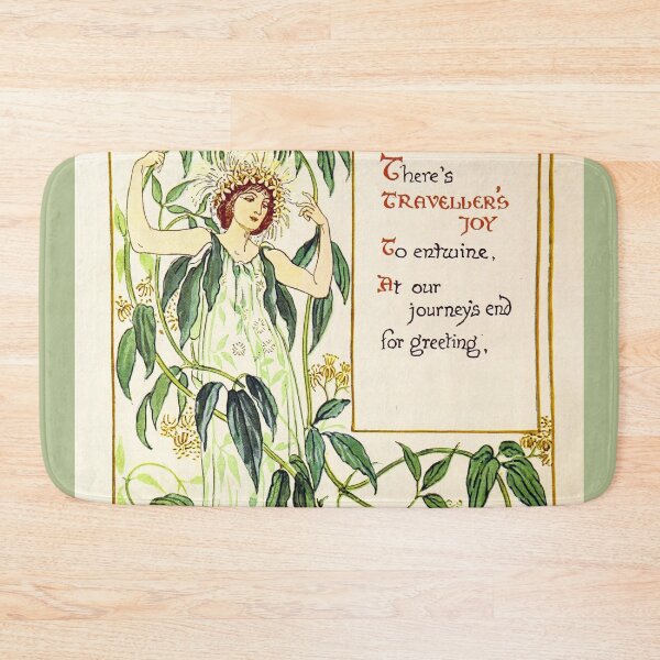 Item preview, Traveler's Joy  - Walter Crane, A Floral Fantasy designed and sold by forgottenbeauty.