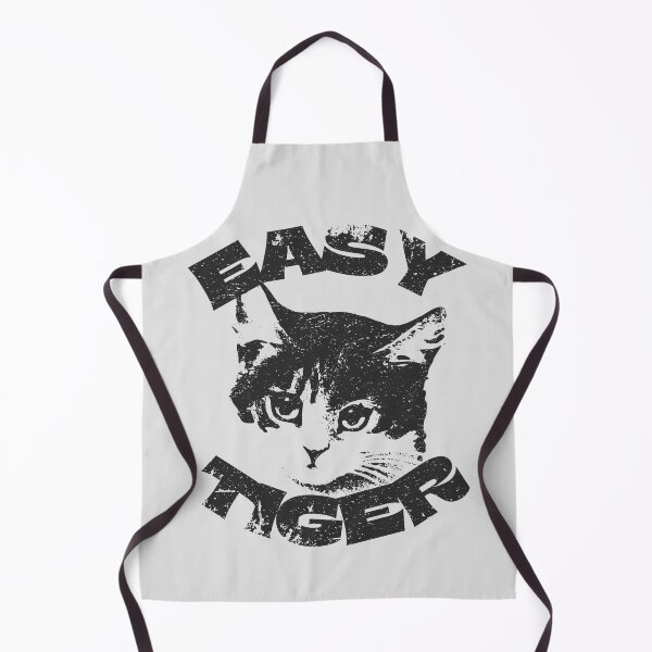 Item preview, Easy tiger cat black and white designed and sold by InkRiot Studios.