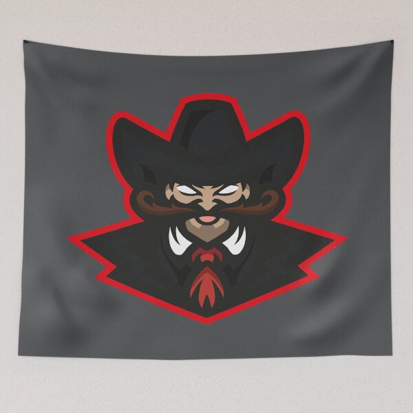 Item preview, Cowboy Mascot Logo – Wild West Esports Gaming Design designed and sold by MerlinWear.