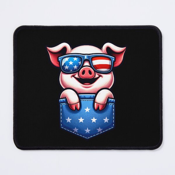 Item preview, Funny Pig 4th July USA Flag America Boys Girls Kids designed and sold by rafaeltto.