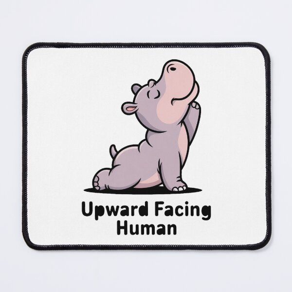 Item preview, Funny Hippo Yoga funny Upward Facing Hippo designed and sold by QuiteOrbit.