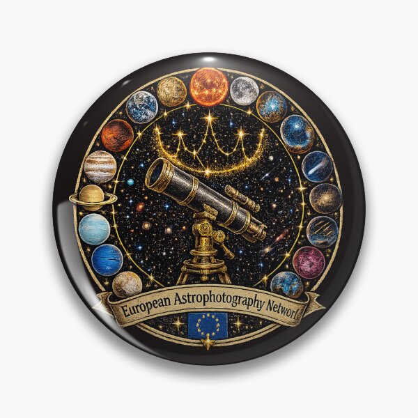 Item preview, European Astrophotography Network Vintage Retro designed and sold by Atelier RLGS.