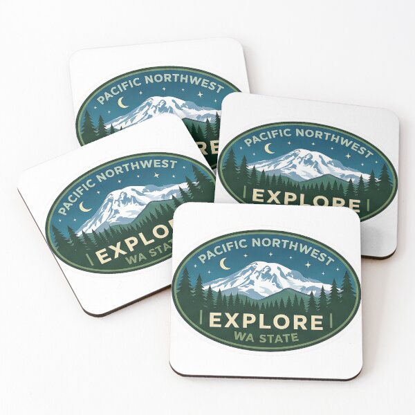 Item preview, PNW Explore WA State Mt. Rainier designed and sold by trekexplorers.