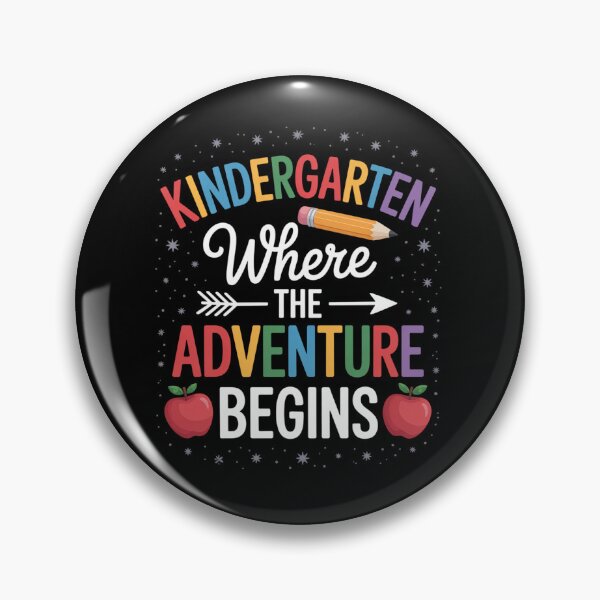 Item preview, Kindergarten Where The Adventure Begins Children's Teacher designed and sold by BlassmausArt.