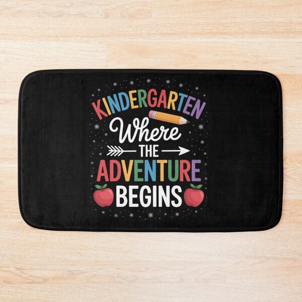 Item preview, Kindergarten Where The Adventure Begins Children's Teacher designed and sold by BlassmausArt.