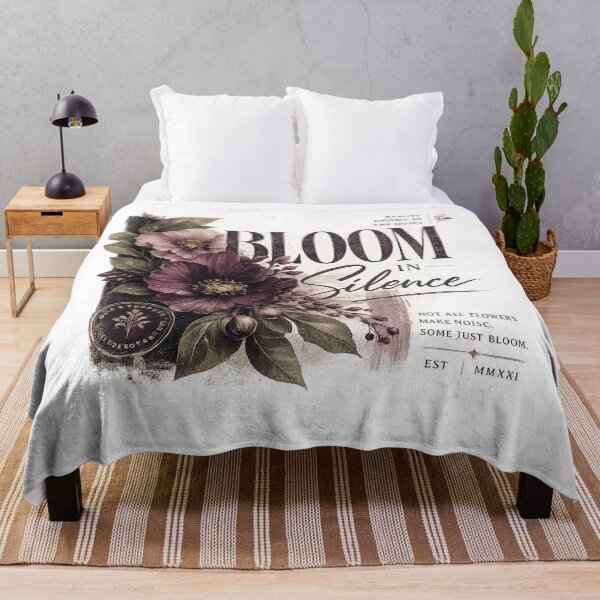 Item preview, Bloom in Silence – Soft Botanical Illustration designed and sold by Vals Crafts Creations Studio.