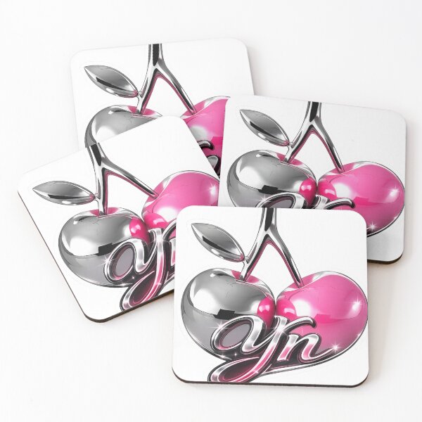 Item preview, Pink Chrome YN Luxury Glam Sticker designed and sold by KRICKAr.