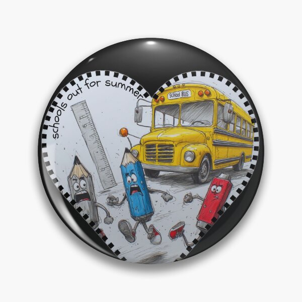 Item preview, Schools Out for Summer Run For Your Life Heart designed and sold by dcohea.