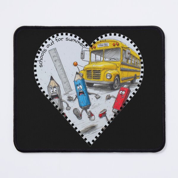 Item preview, Schools Out for Summer Run For Your Life Heart designed and sold by dcohea.