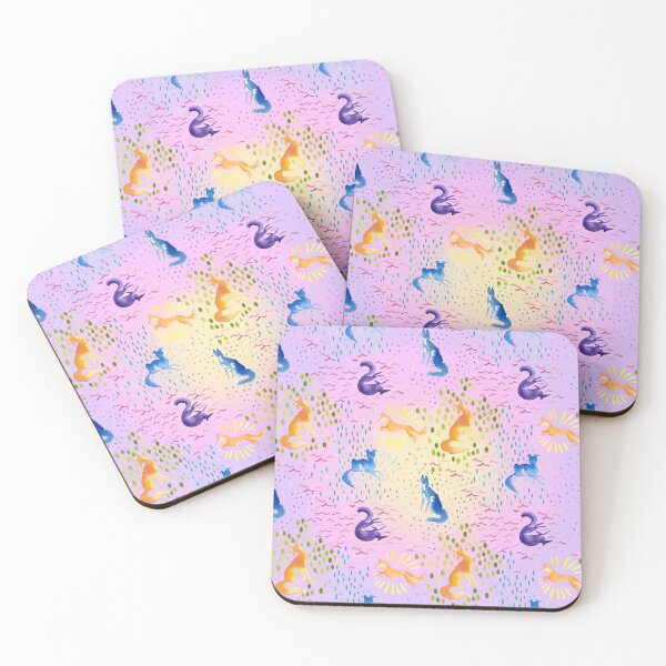 Item preview, Silken Splashes on Pastel Gradient designed and sold by LauraGarabedian.