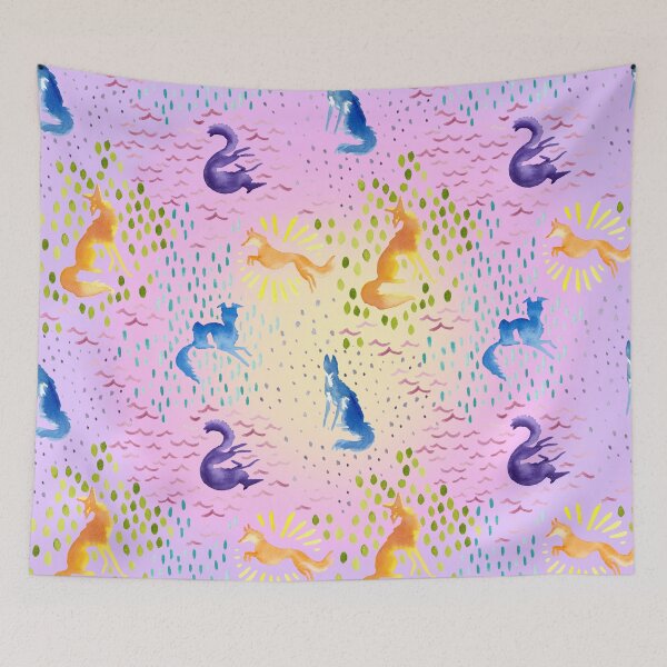 Item preview, Silken Splashes on Pastel Gradient designed and sold by LauraGarabedian.
