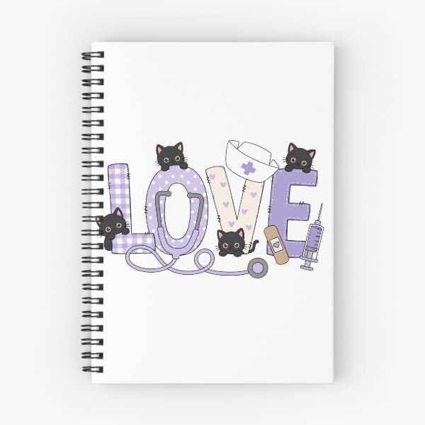 Item preview, Nurse Love Cat Art - Kawaii Medical Healthcare Hero designed and sold by PeplumiArt.