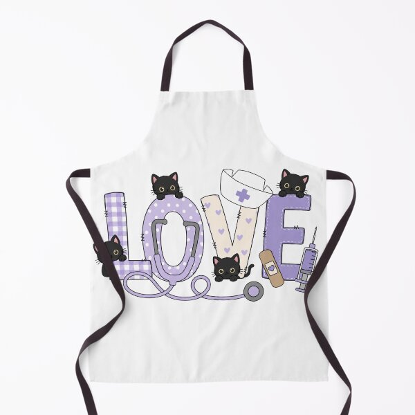 Item preview, Nurse Love Cat Art - Kawaii Medical Healthcare Hero designed and sold by PeplumiArt.